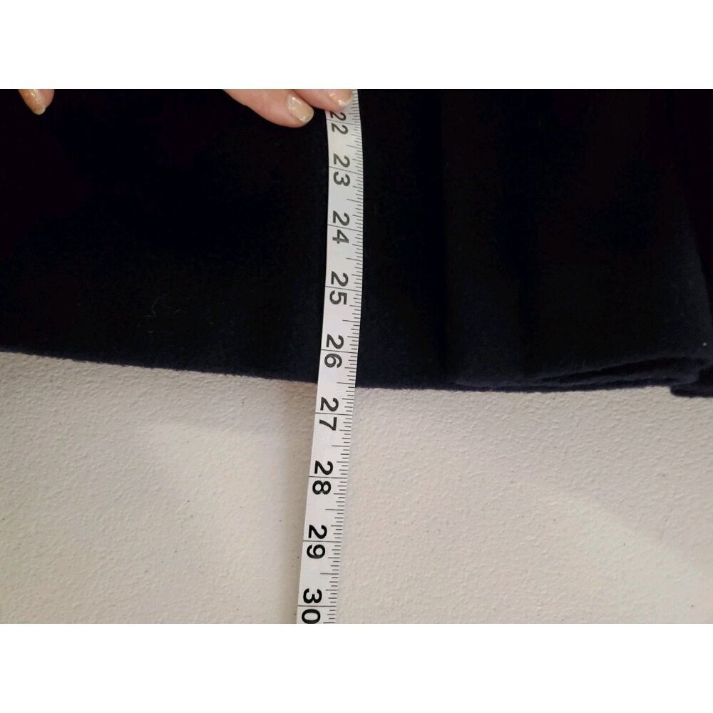 Rare Stroocks WoolL.S. Ayres Indianapolis Open Front Coat Dark Romantic Warm Lrg - Picture 12 of 16